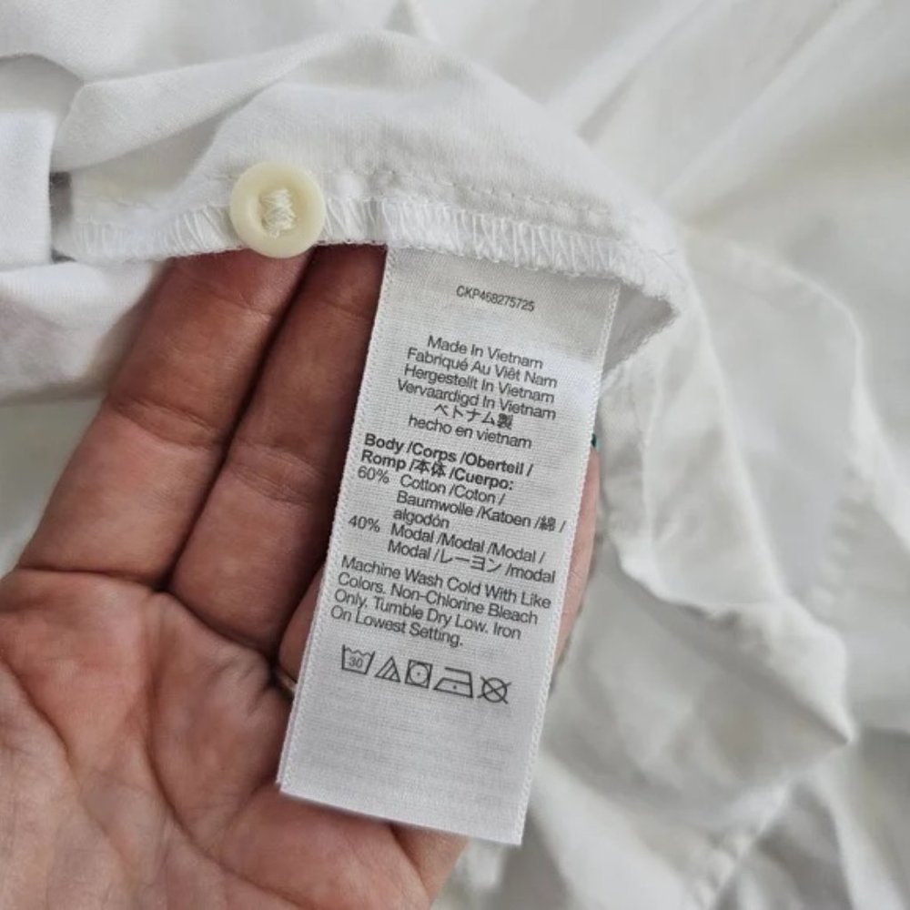 Madewell White Poplin Size XS - Picture 7 of 7